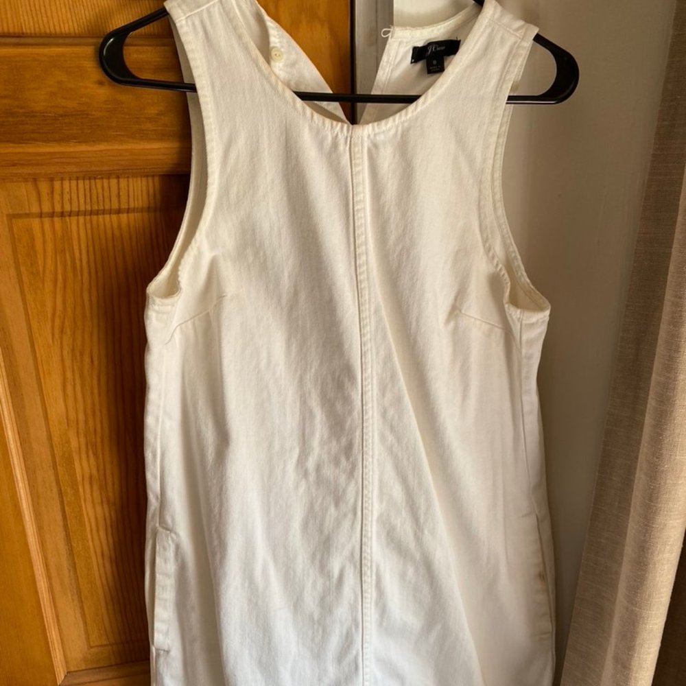 J.Crew White Denim Dress